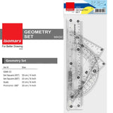 Set 4 instrumente geometrie Isomars