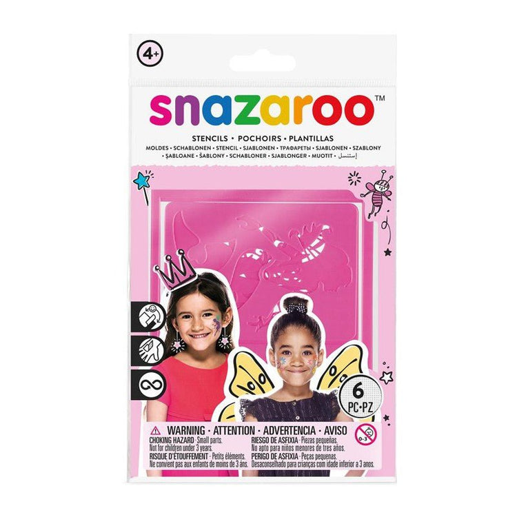 Set 6 șabloane Snazaroo pictură pe față/corp, pentru fete, Fantasy - Pictorul Fericit