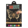 Set creativ din lemn, asamblează și pictează fluture 3D, Grafix