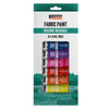 Set culori textile pe bază de apă 10x16 ml, diverse culori, Pentart