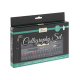 Set de caligrafie Nassau Fine Art, cu 35 accesorii