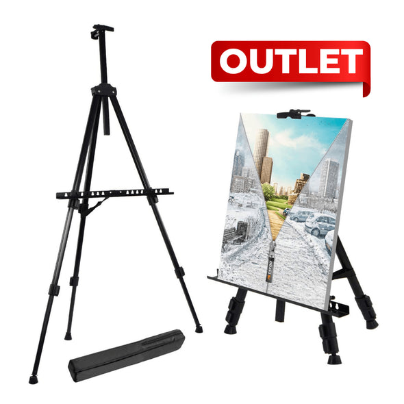 Șevalet din aluminiu, ajustabil (52 - 165 cm) Pictorul Fericit® OUTLET - Pictorul Fericit