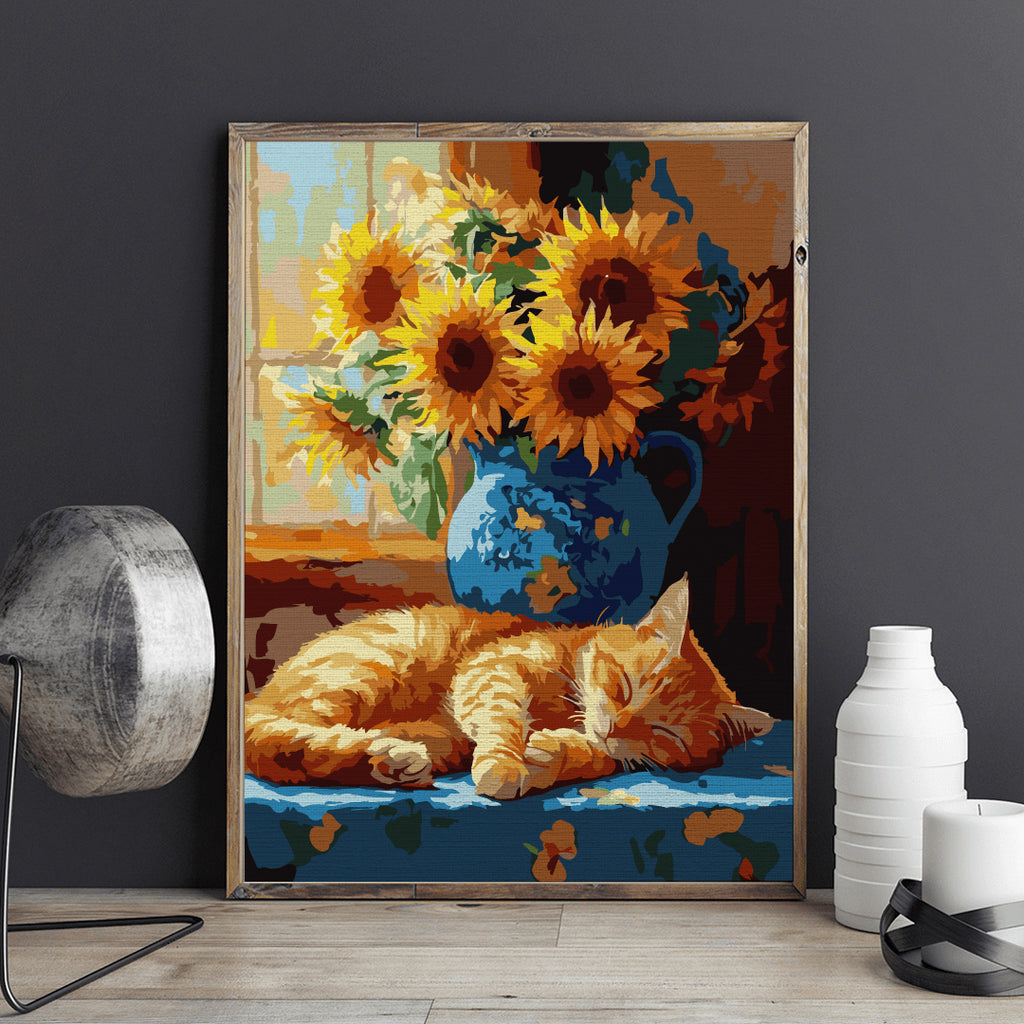 Siesta - Pictură pe numere - Pictorul Fericit