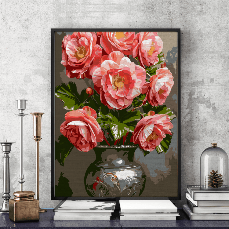 Simfonie Florală - Pictură pe numere - Pictorul Fericit