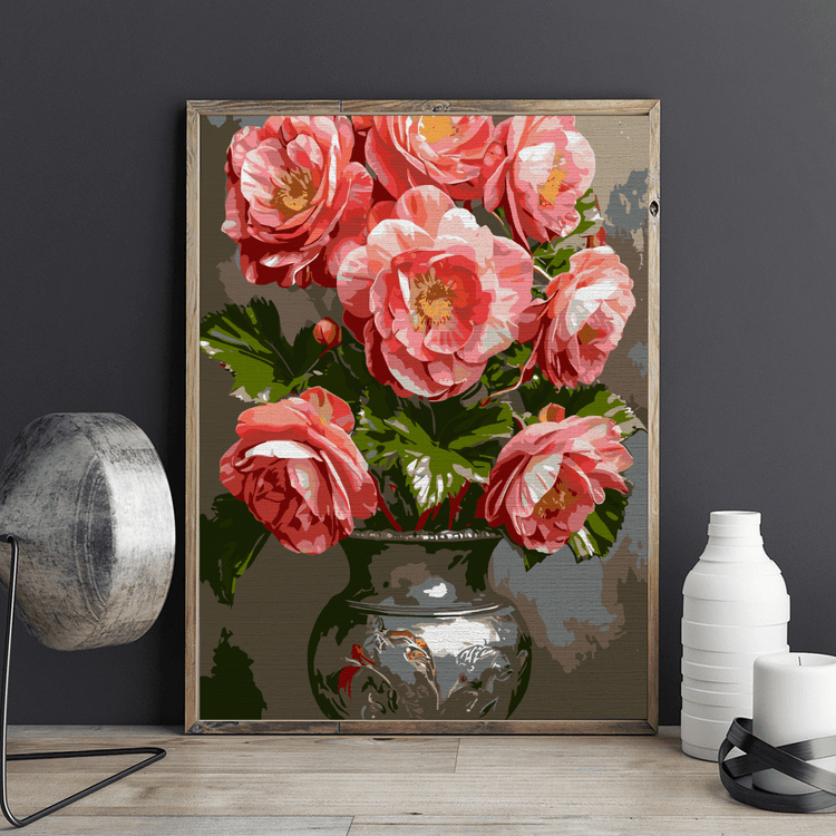 Simfonie Florală - Pictură pe numere - Pictorul Fericit