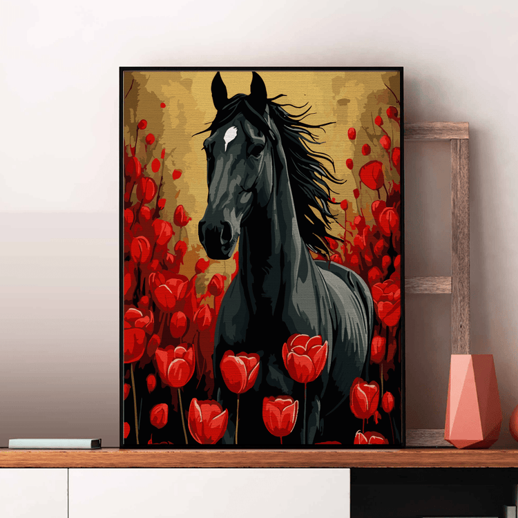 Spirit sălbatic - Pictură pe numere - Pictorul Fericit