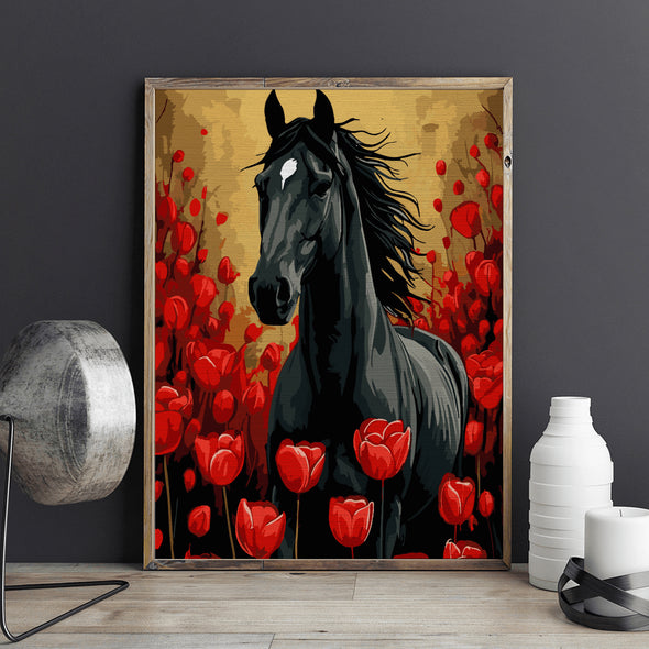 Spirit sălbatic - Pictură pe numere - Pictorul Fericit