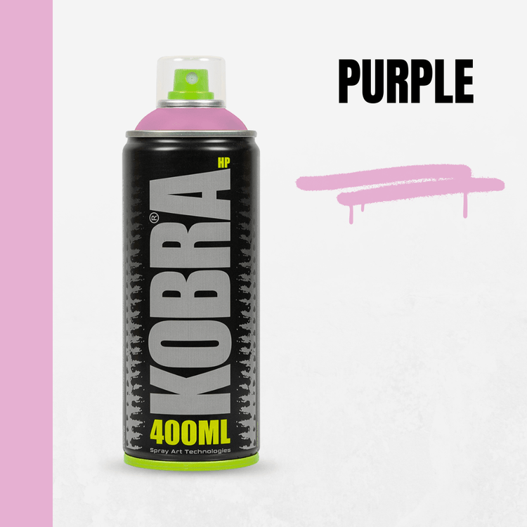 Spray graffiti acrilic profesional, Kobra HP, uscare rapida, 400 ml diverse culori - Pictorul Fericit