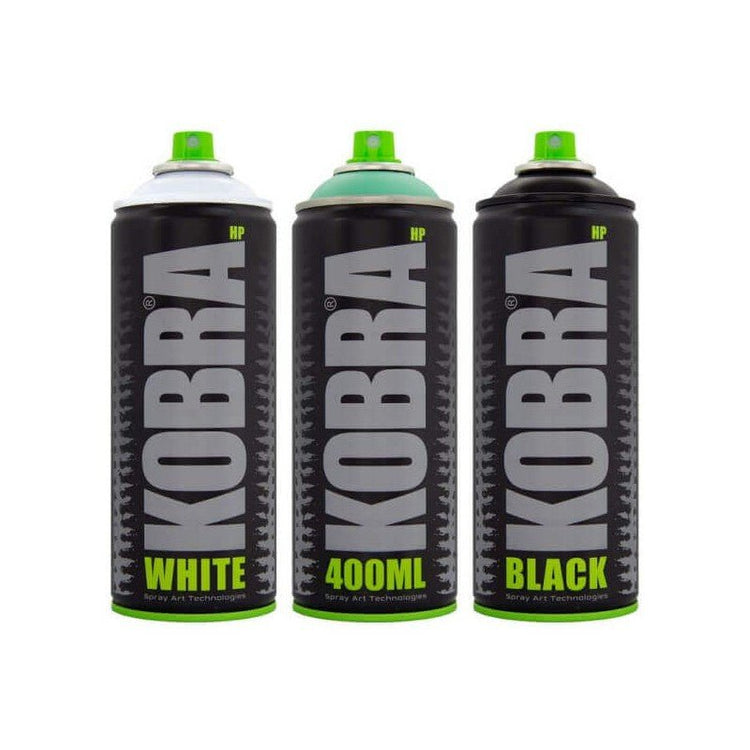 Spray graffiti acrilic profesional, Kobra HP, uscare rapida, 400 ml diverse culori - Pictorul Fericit