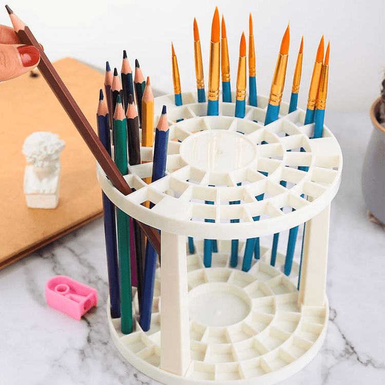 Suport pensule, plastic, 10 cm - Pictorul Fericit