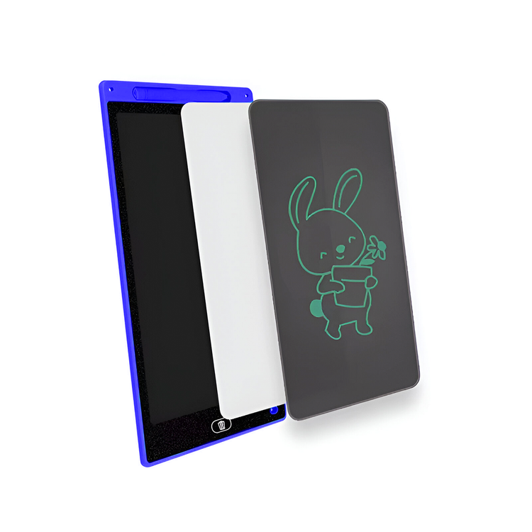 Tabletă LCD de desen pentru copii, ecran 10 inch, stilou inclus, rosu/albastru, 26 cm