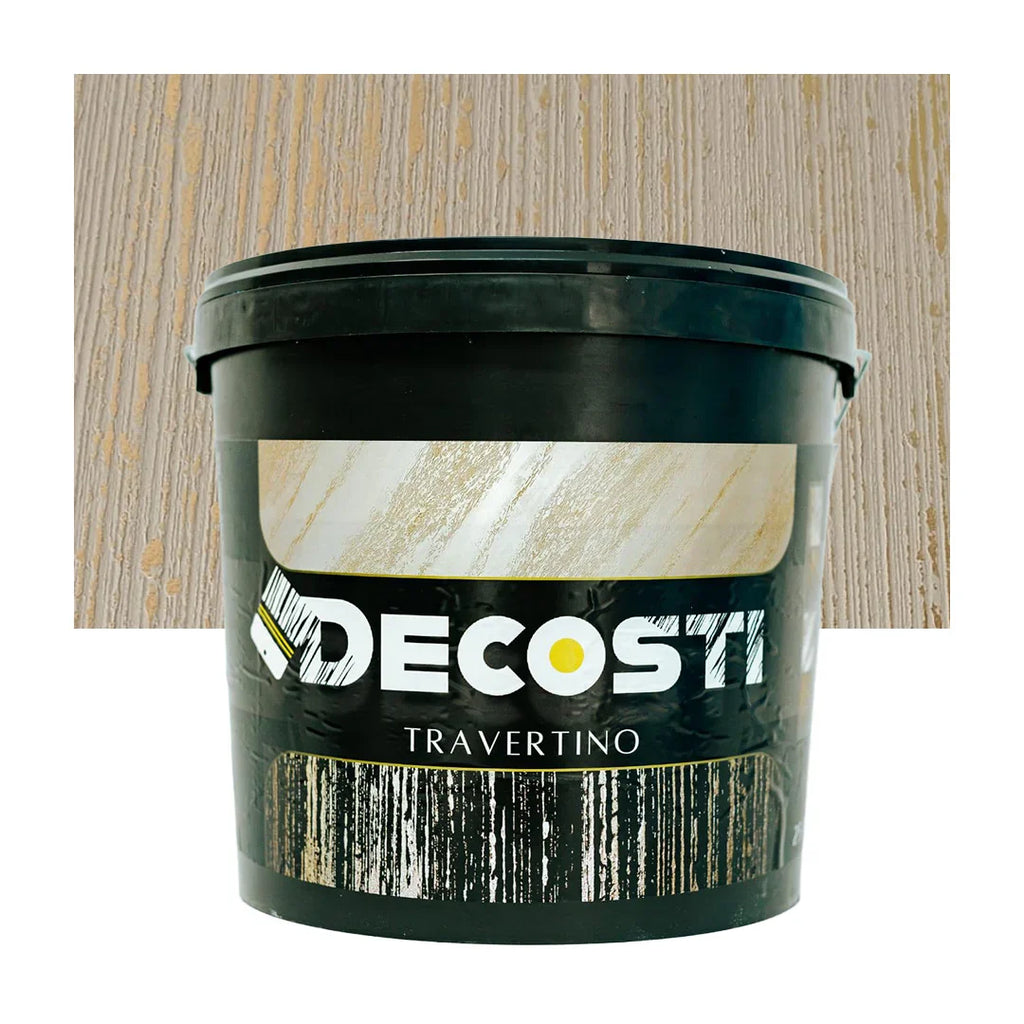 Tencuială minerală decorativă Decosti, pentru interior (Travertino) 25 kg