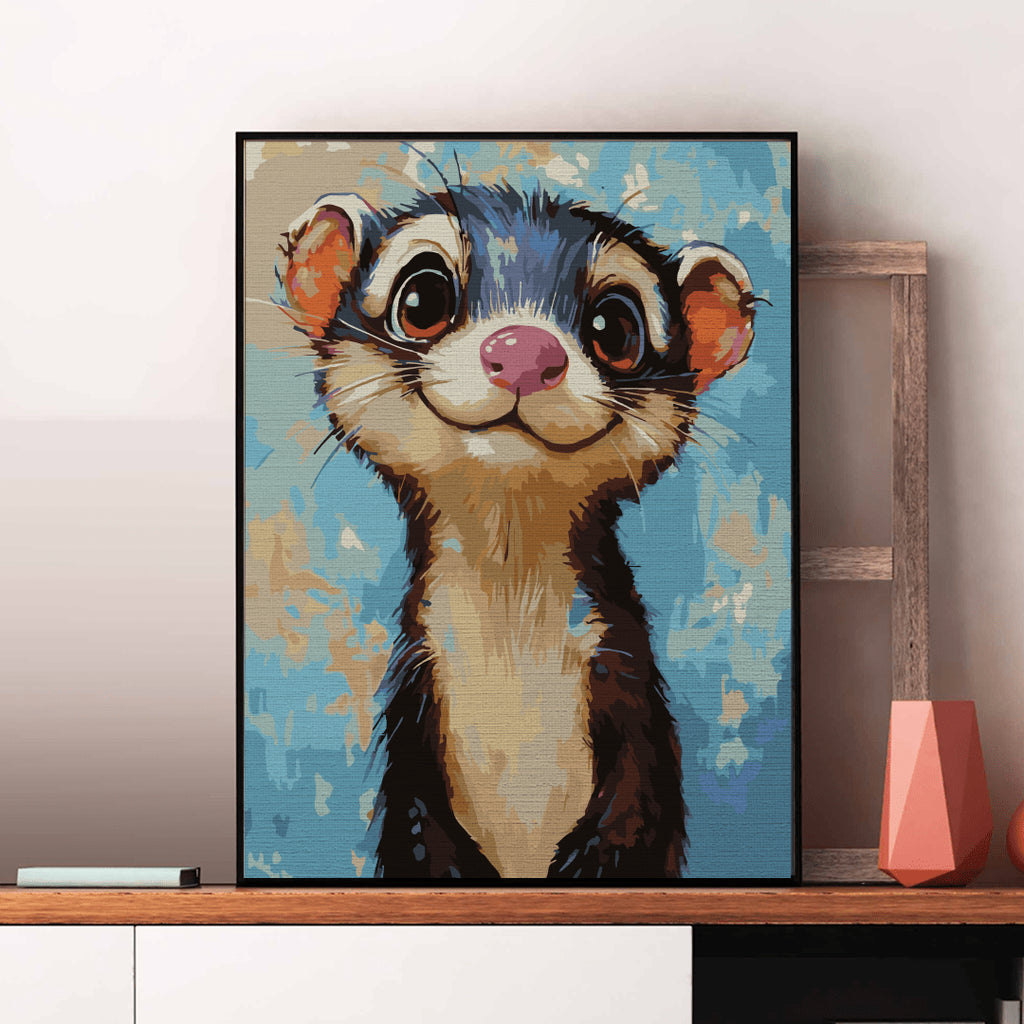 Tiki - Pictură pe numere - Pictorul Fericit