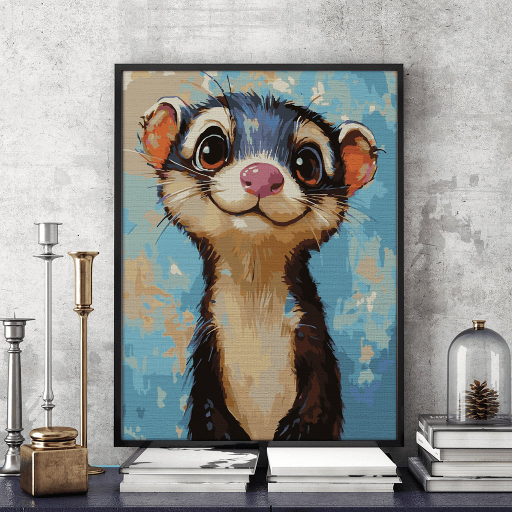 Tiki - Pictură pe numere - Pictorul Fericit