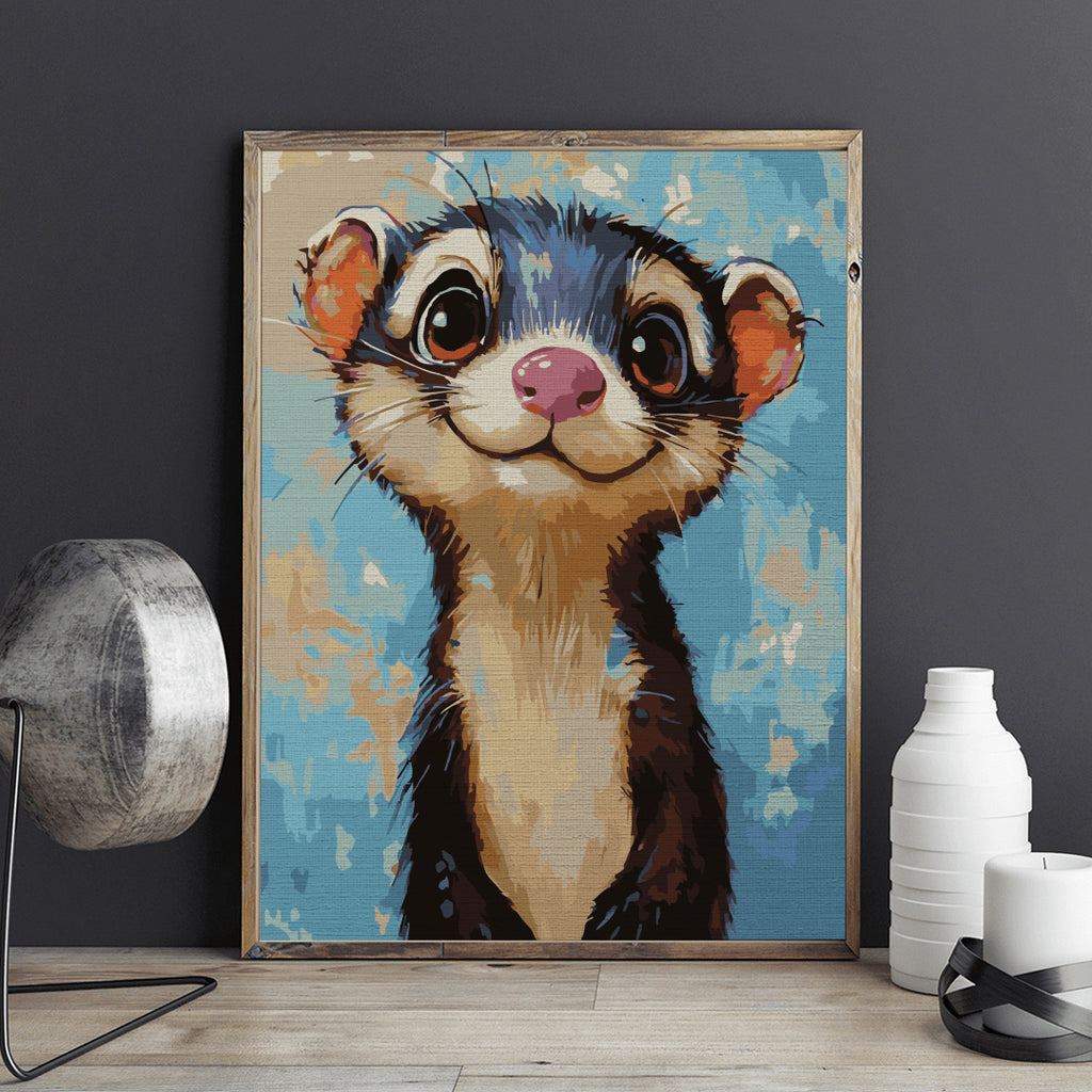 Tiki - Pictură pe numere - Pictorul Fericit