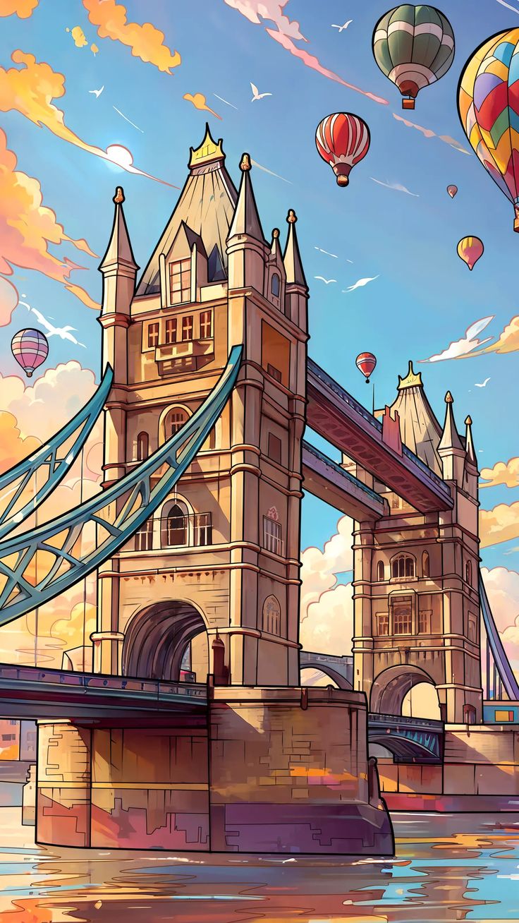 Tower Bridge - Pictură pe numere - Pictorul Fericit