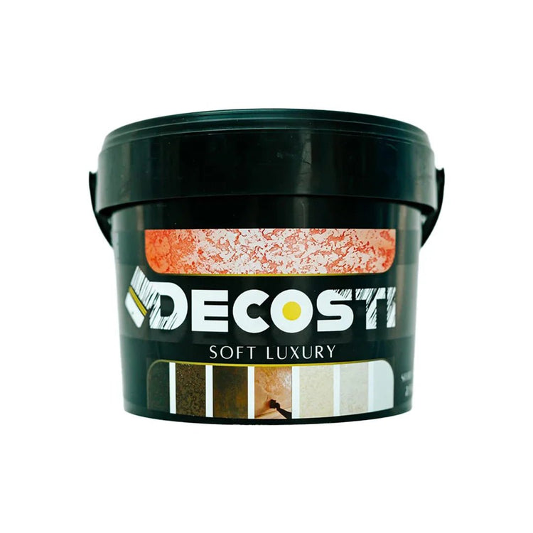 Vopsea decorativă interior Decosti, pensulată cu efect pudrat, Soft Luxury (1L, 3L) - Pictorul Fericit