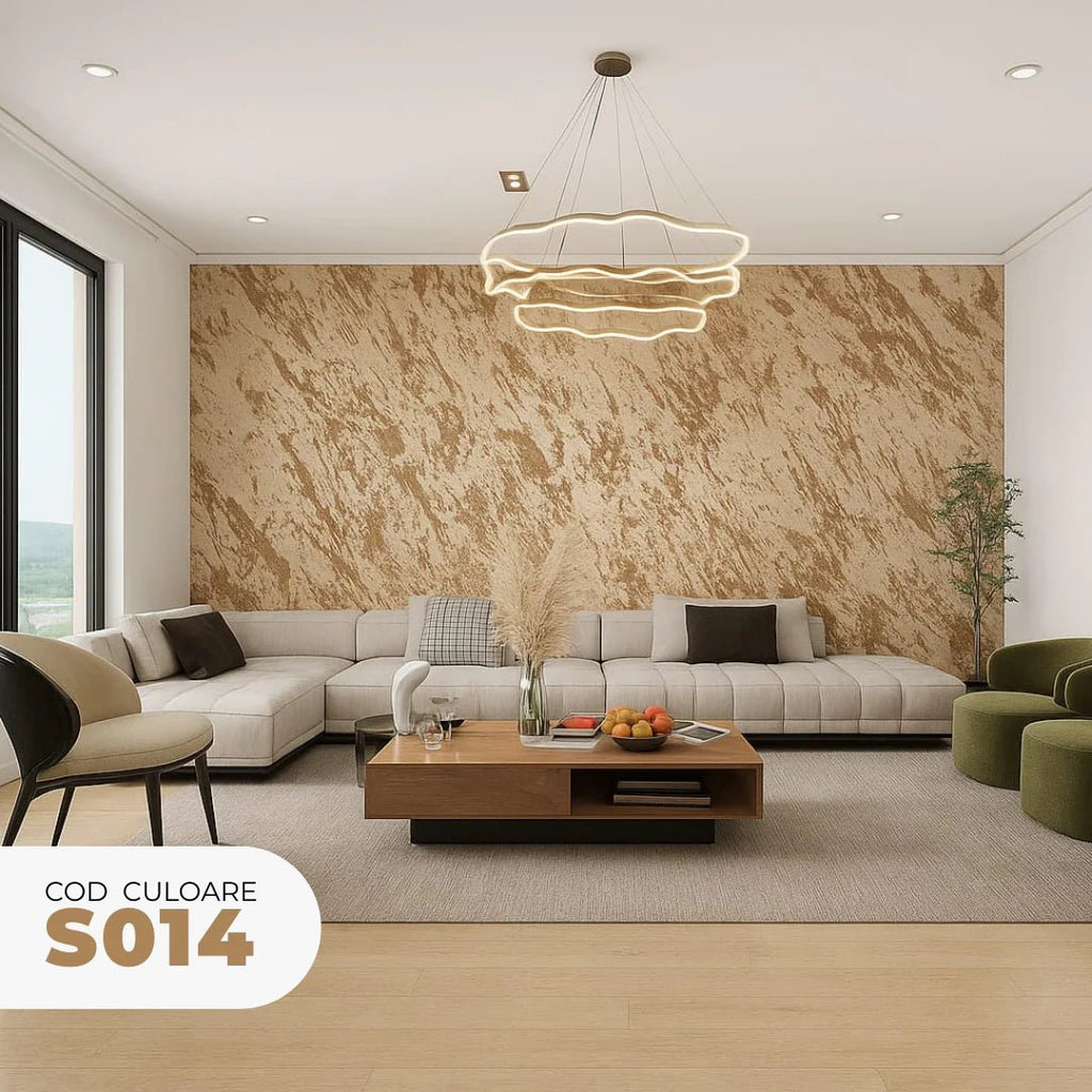 Vopsea decorativă interior Decosti, pensulată cu efect pudrat, Soft Luxury (1L, 3L) - Pictorul Fericit