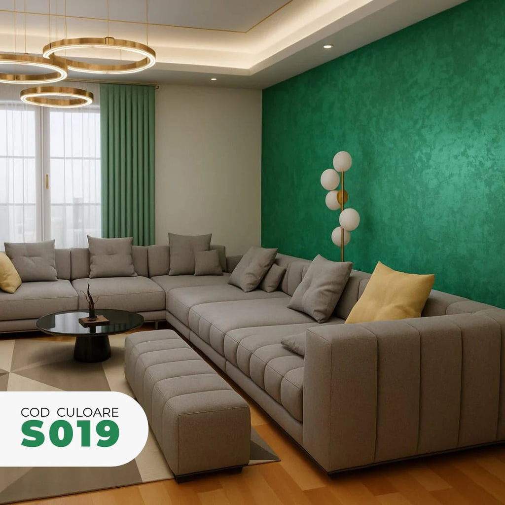 Vopsea decorativă interior Decosti, pensulată cu efect pudrat, Soft Luxury (1L, 3L) - Pictorul Fericit