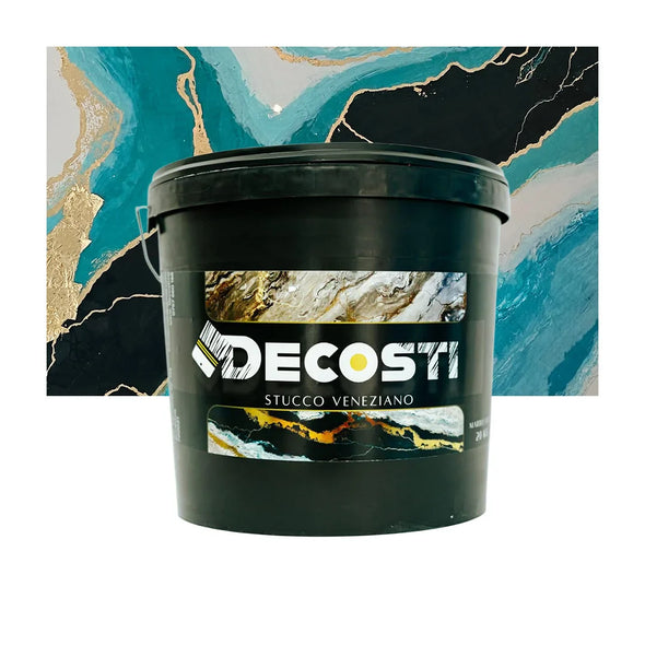 Vopsea stucco veneziano cu efect marmură, Decosti, 20 kg