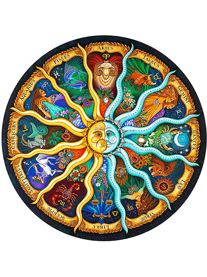 Astrologie - Puzzle din lemn