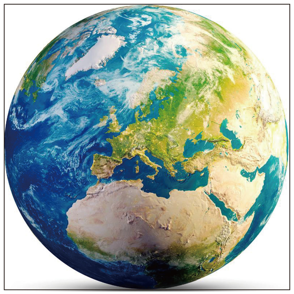Globul pământesc -  Puzzle din lemn