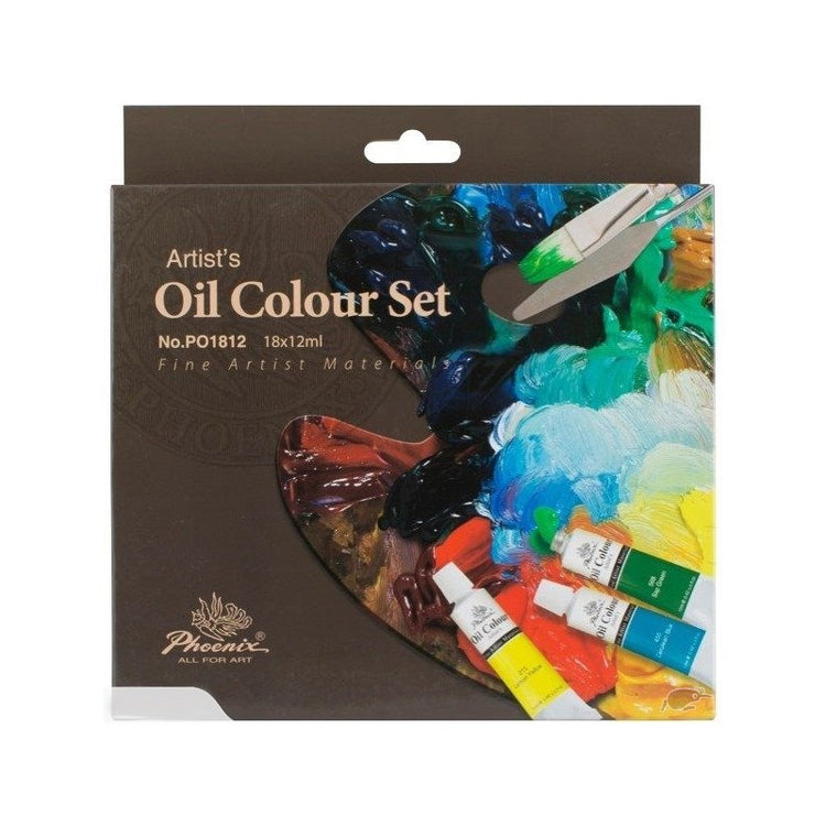 Set 18 culori primare, ulei, 12 ml, Phoenix 5 