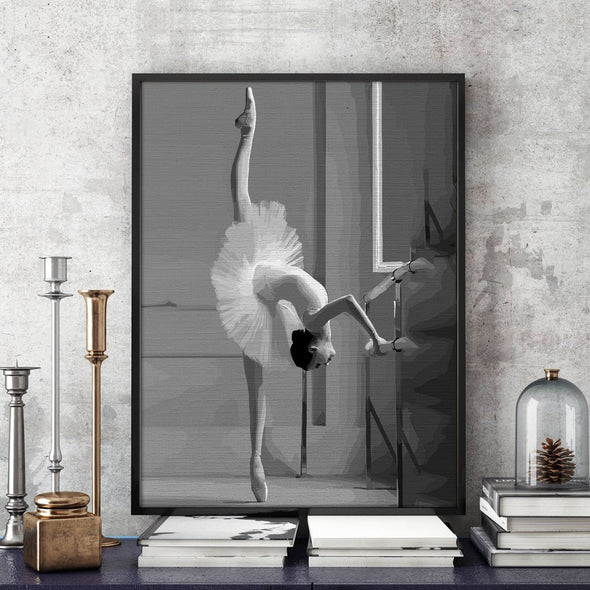 Artsy ballerina - Pictură pe numere - Pictorul Fericit