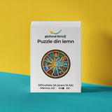 Astrologie - Puzzle din lemn