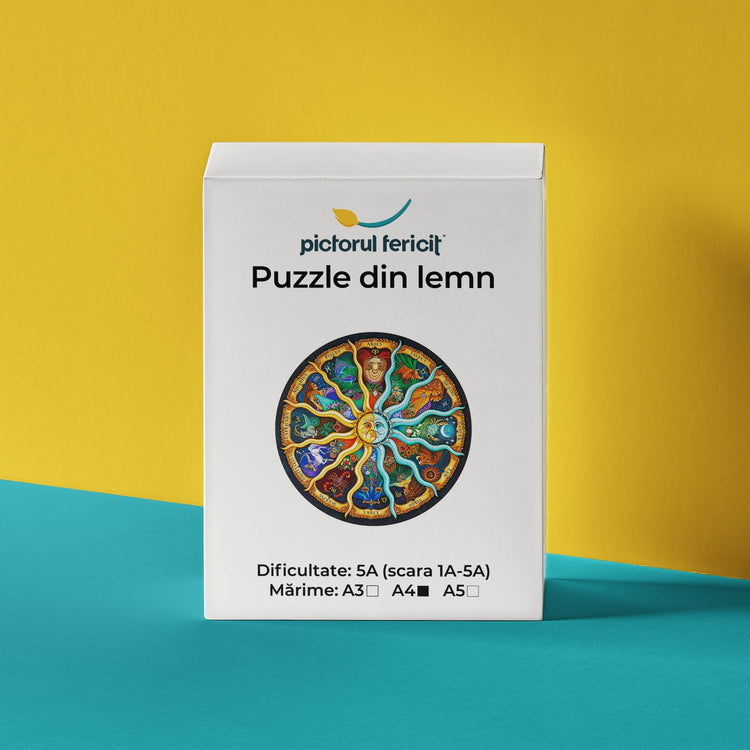 Astrologie - Puzzle din lemn - Pictorul Fericit