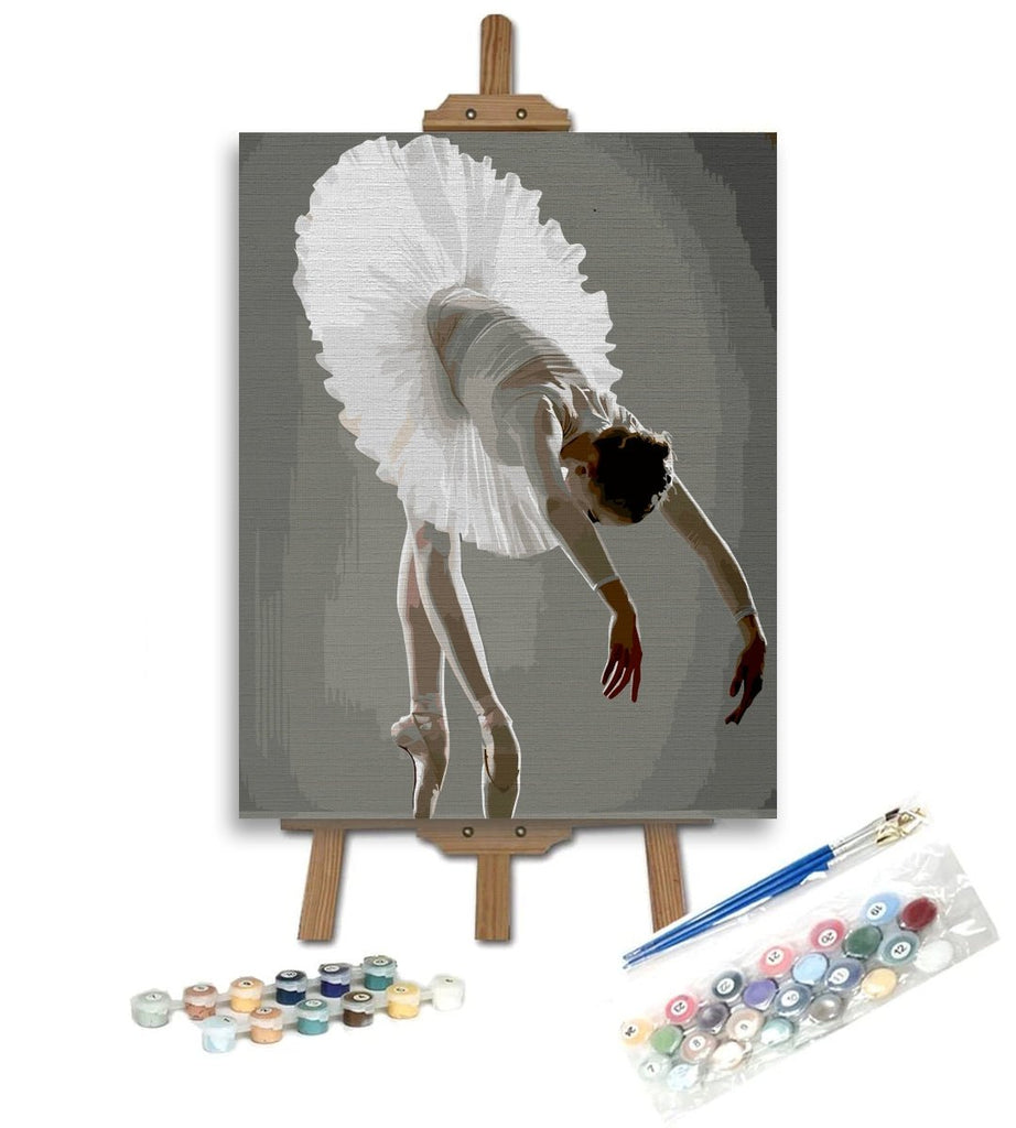 Ballerina bow - Pictură pe numere - Pictorul Fericit