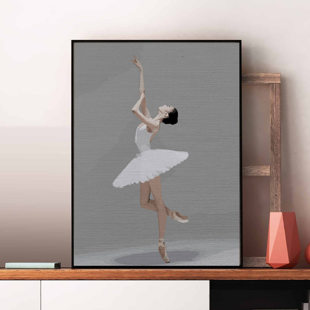Ballerina pose - Pictură pe numere - Pictorul Fericit