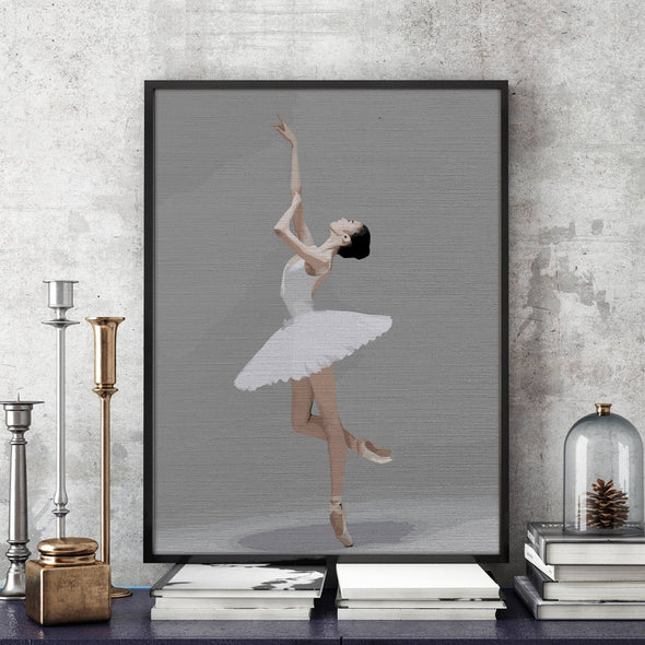 Ballerina pose - Pictură pe numere - Pictorul Fericit