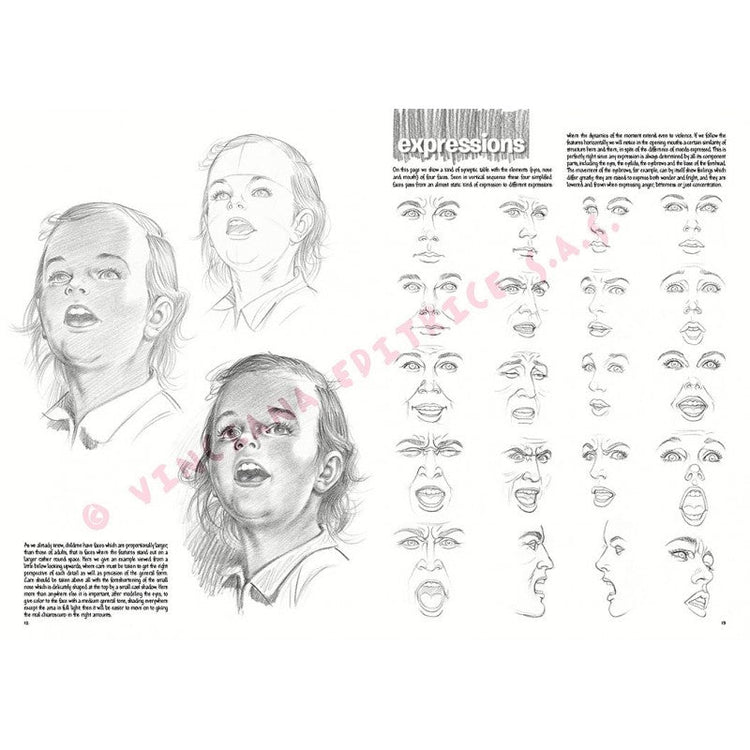 Bazele desenului, nr. 3 cu ilustrații, colectia Leonardo, Vinciana Editrice