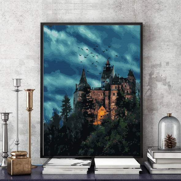 Bran Castle - Pictură pe numere - Pictorul Fericit