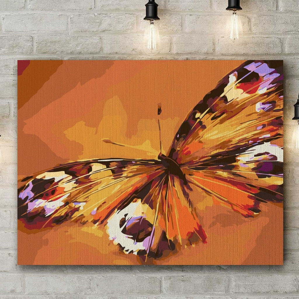 Butterfly art - Pictură pe numere - Pictorul Fericit