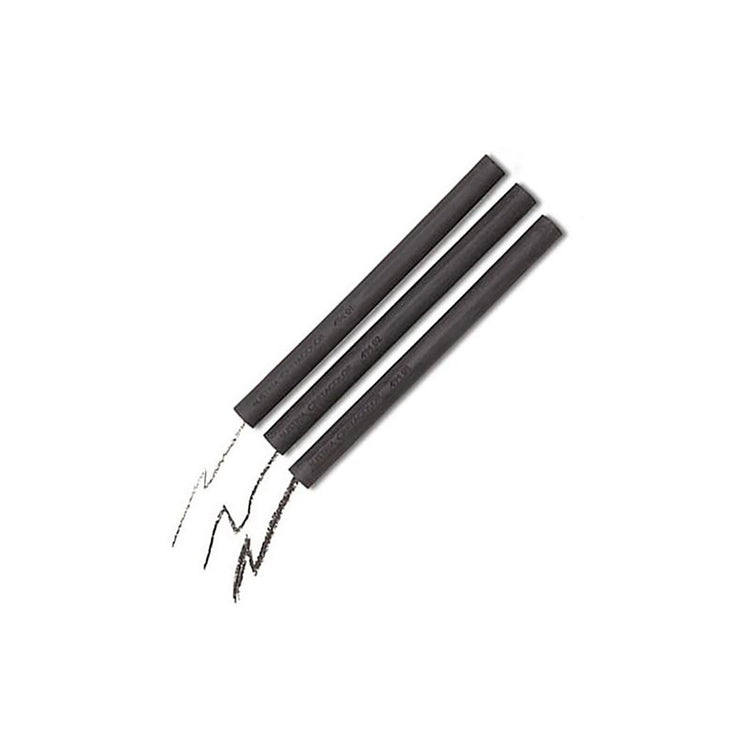 Carbune presat, set 6 bucati, dur, moale sau mediu, Cretacolor 