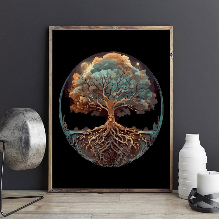 Celestial Connection - Pictură pe numere - Pictorul Fericit