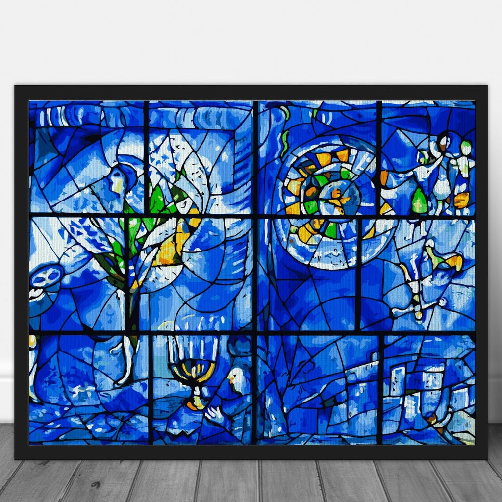 Colored windows (Stained glass windows) - Pictură pe numere - Pictorul Fericit