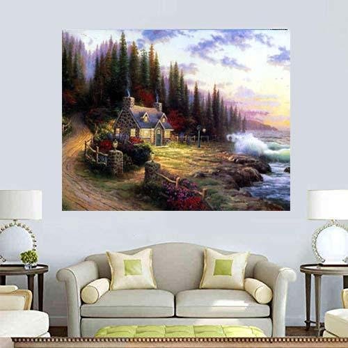 Cottage - Pictură pe numere - Pictorul Fericit