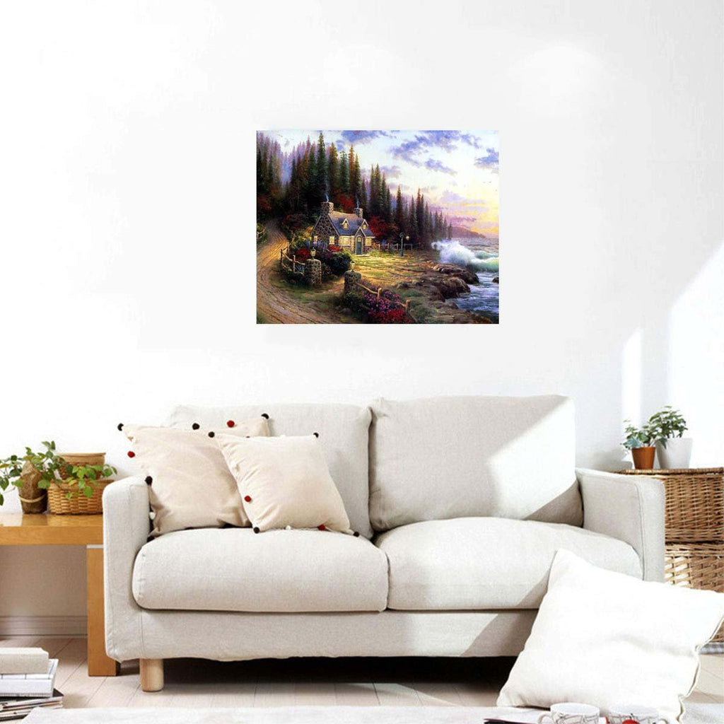 Cottage - Pictură pe numere - Pictorul Fericit