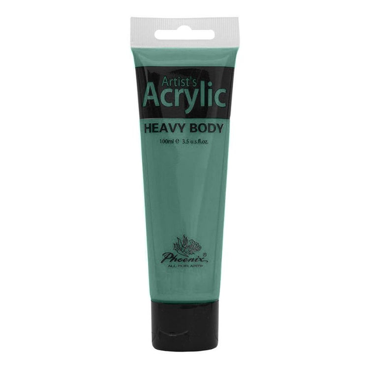 Culoare acrilică, bază de rășină acrilică, pentru începători, uscare rapidă, 100 ml, Phoenix - Pictorul Fericit
