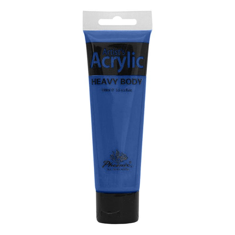 Culoare acrilică, bază de rășină acrilică, pentru începători, uscare rapidă, 100 ml, Phoenix - Pictorul Fericit
