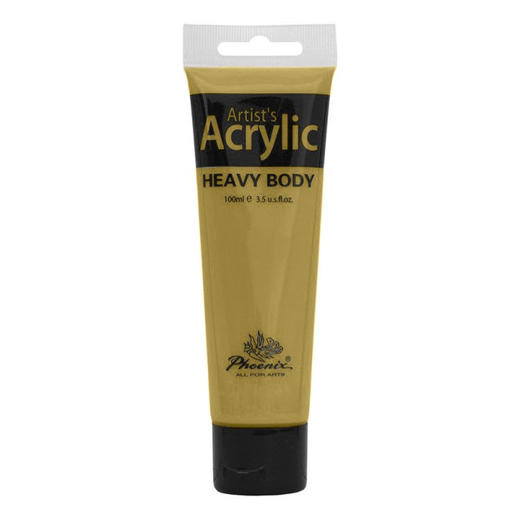 Culoare acrilică, bază de rășină acrilică, pentru începători, uscare rapidă, 100 ml, Phoenix - Pictorul Fericit