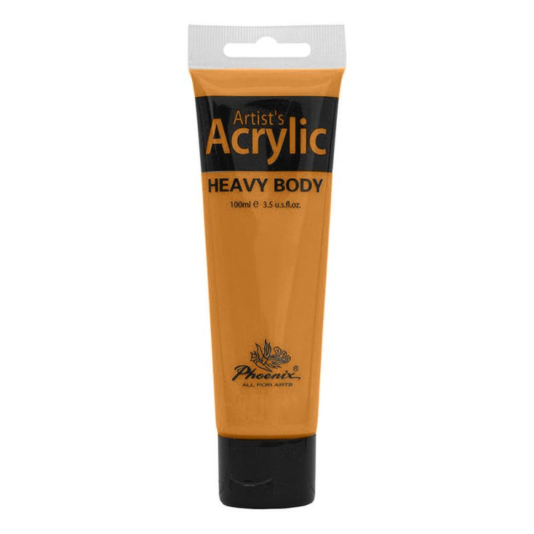 Culoare acrilică, bază de rășină acrilică, pentru începători, uscare rapidă, 100 ml, Phoenix - Pictorul Fericit