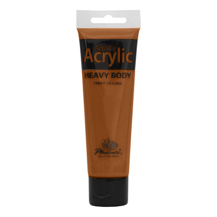 Culoare acrilică, bază de rășină acrilică, pentru începători, uscare rapidă, 100 ml, Phoenix - Pictorul Fericit