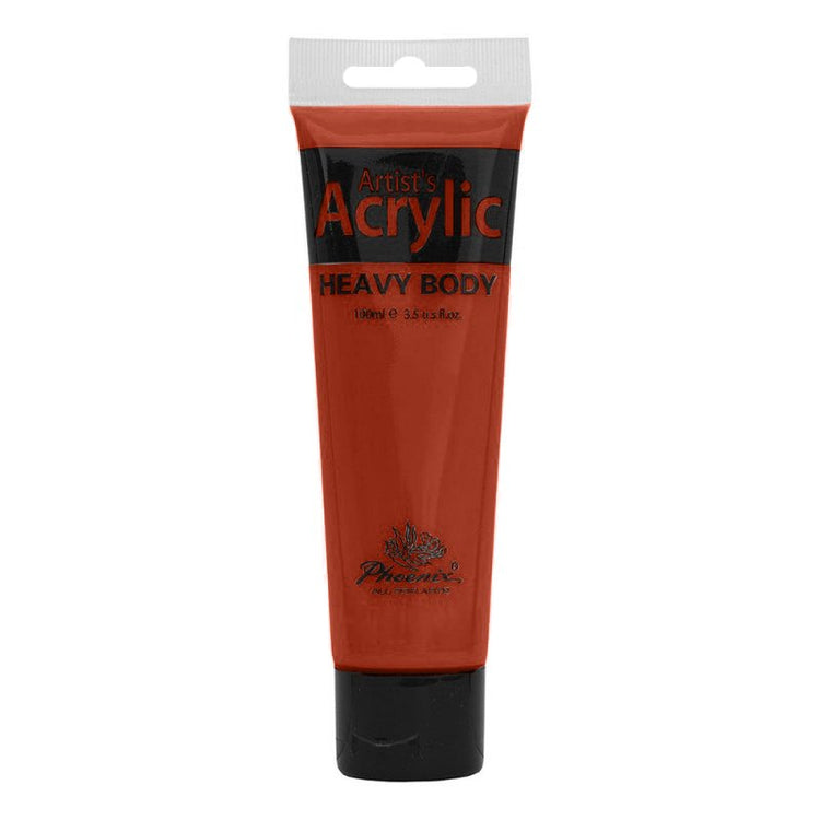 Culoare acrilică, bază de rășină acrilică, pentru începători, uscare rapidă, 100 ml, Phoenix - Pictorul Fericit