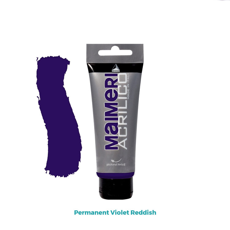 Culoare acrilică, bază de rășini acrilice, uscare rapidă, 75 ml Acrilico Maimeri - Pictorul Fericit