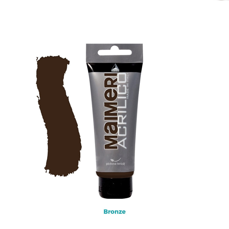 Culoare acrilică, bază de rășini acrilice, uscare rapidă, 75 ml Acrilico Maimeri - Pictorul Fericit