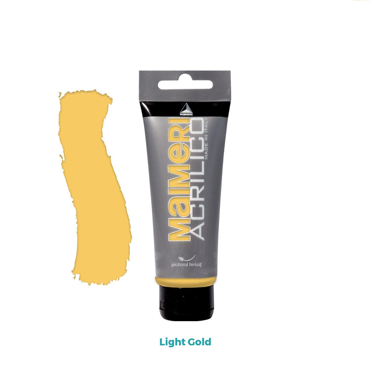Culoare acrilică, bază de rășini acrilice, uscare rapidă, 75 ml Acrilico Maimeri - Pictorul Fericit